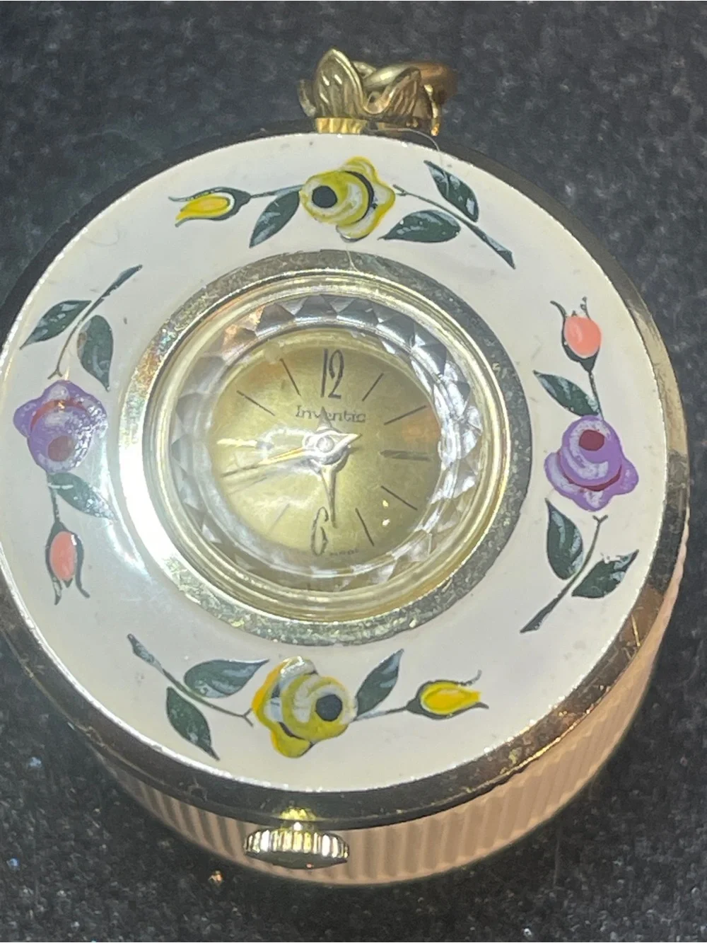 Inventic Hand Painted Pendant Watch